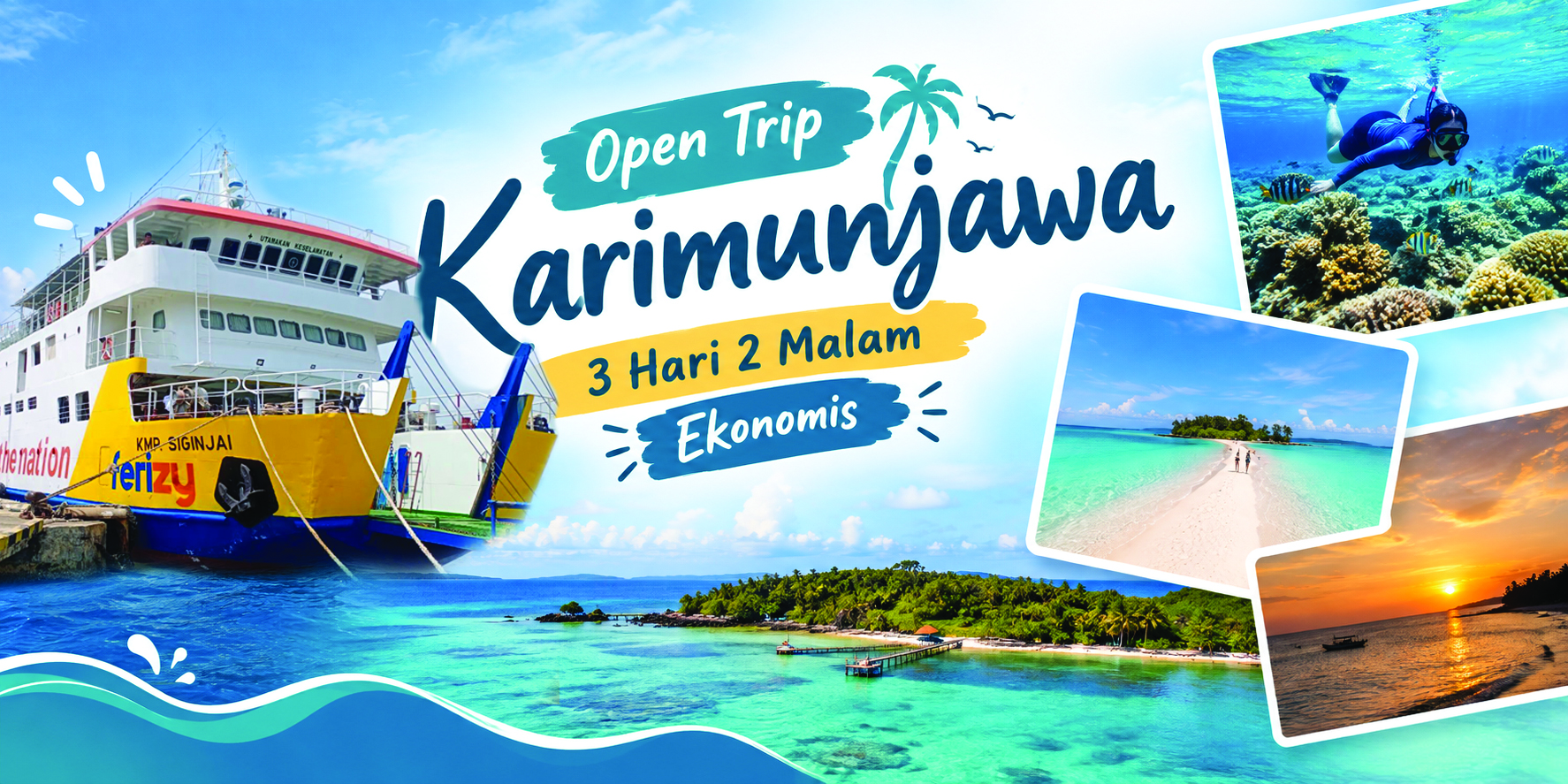 Paket Open Trip 3H2M Ekonomis